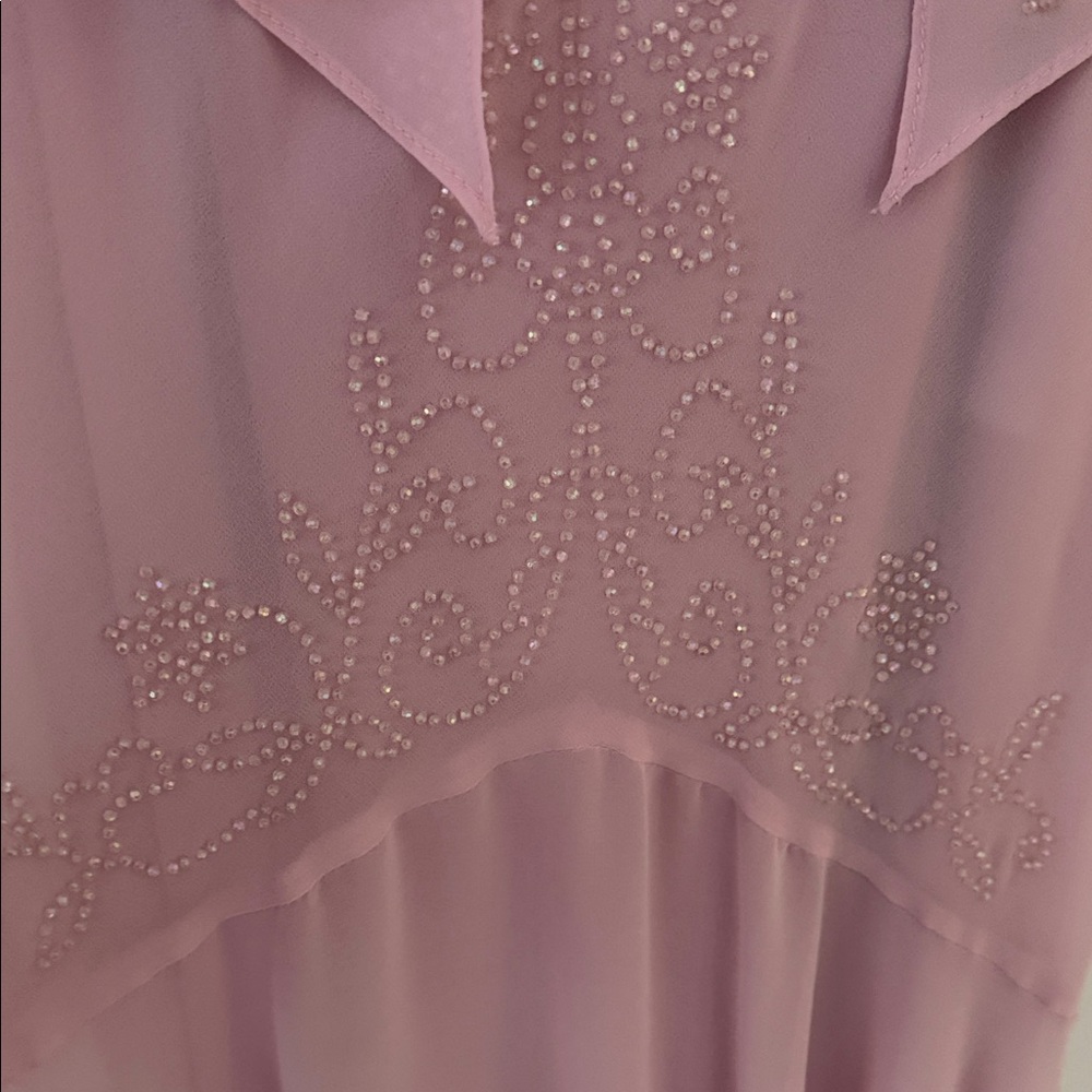 SL Fashions Light Pink mermaid tail Evening Dress - Picture 4 of 6